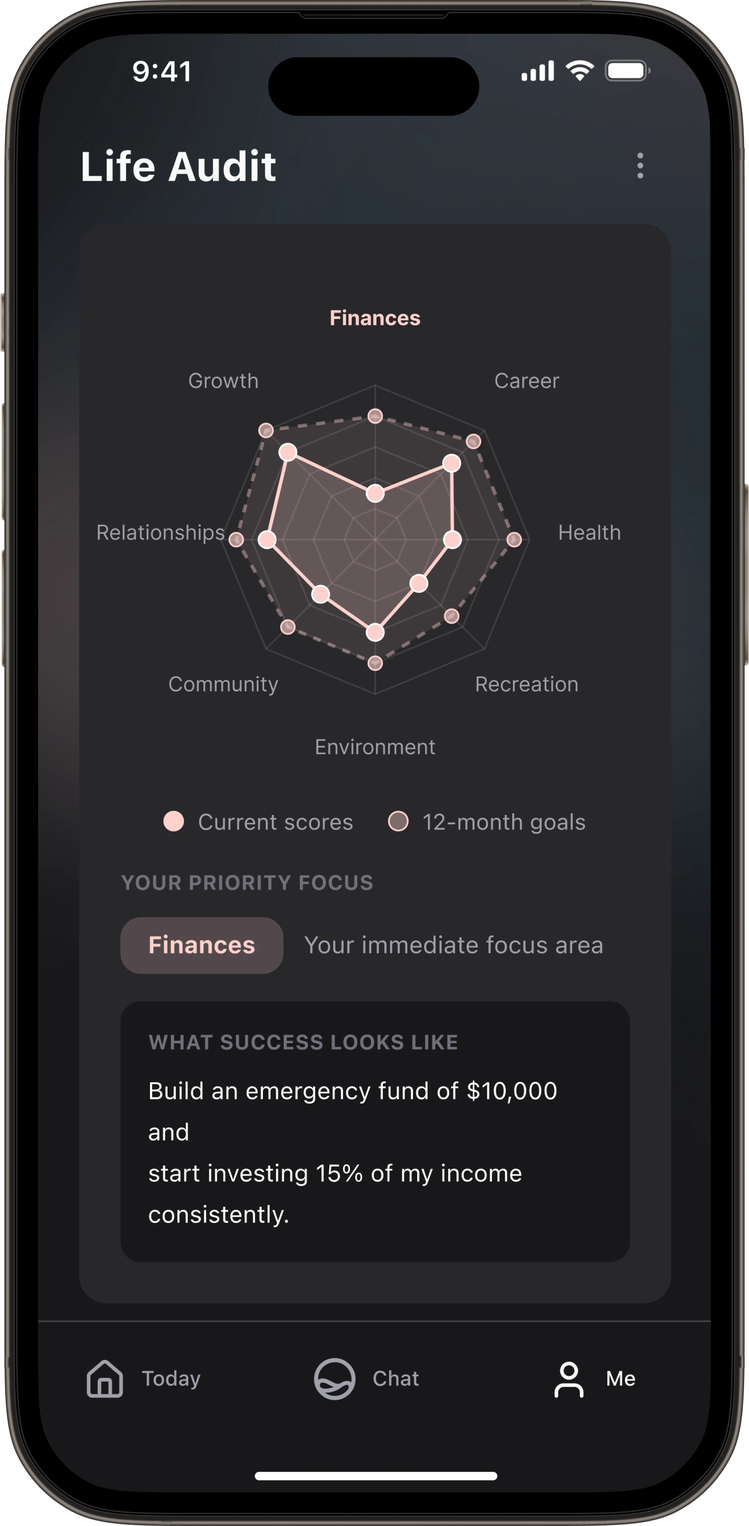 Design Your Life interface